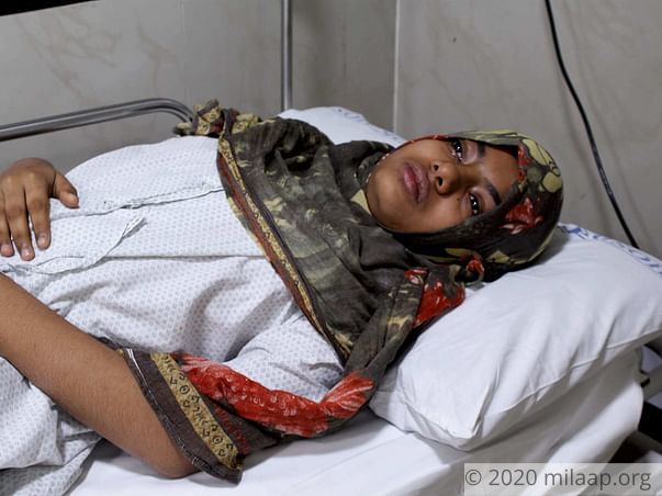 Rimsha Kaif needs your help to undergo her treatment