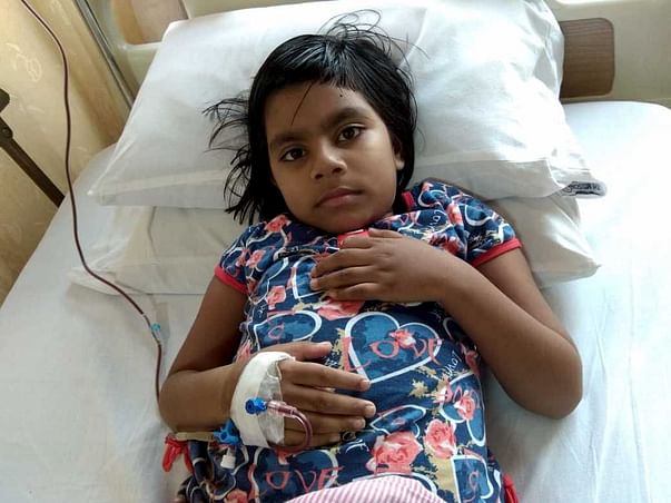 Please save Aishika as she is suffering from beta thalassemia