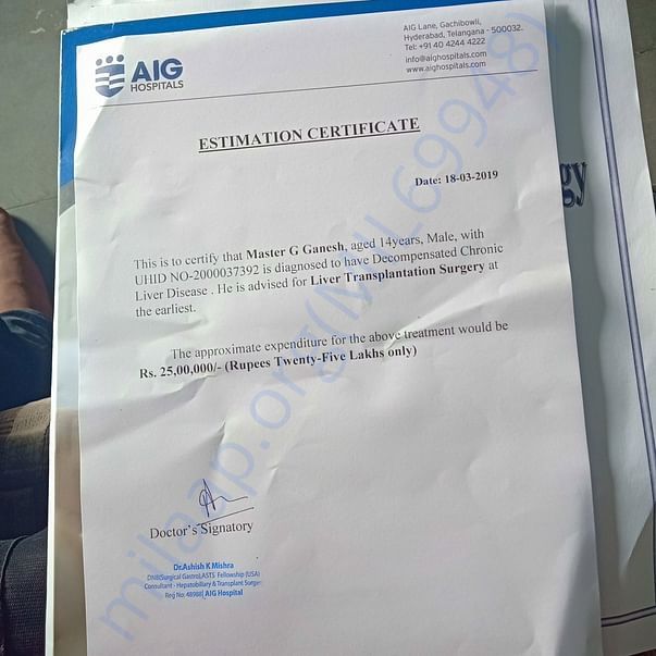 Estimation Letter