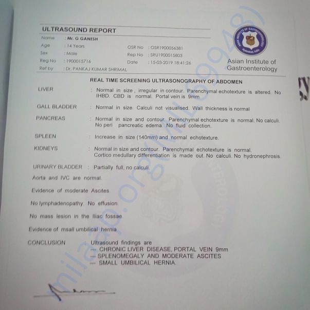 Medical Report