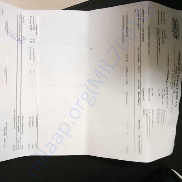 Medical Bill
