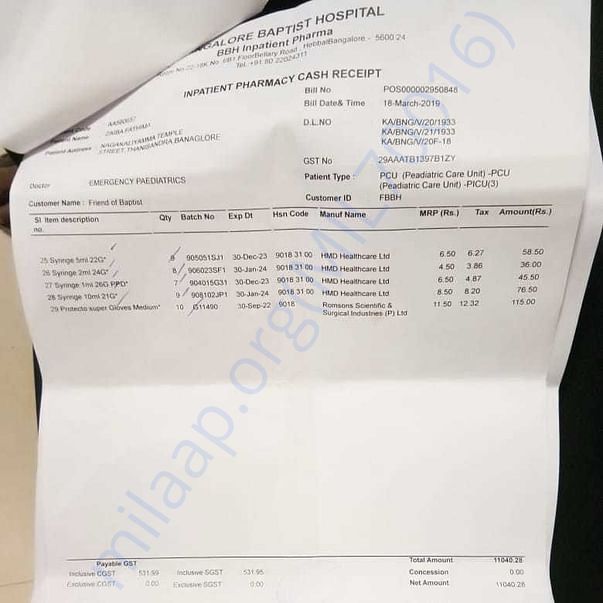 Medical Bill