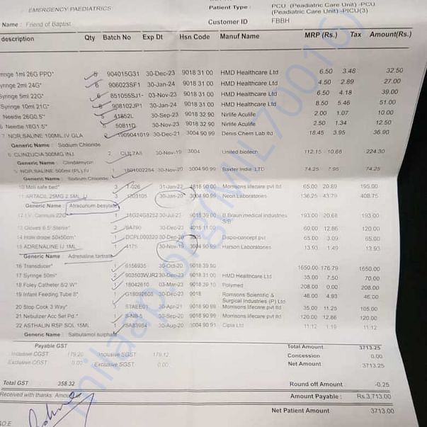 Medical Bill
