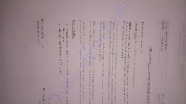 This is my medical report