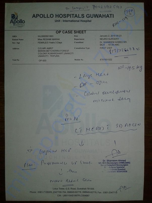 DOCTOR CHECK UP ORDER LETTER