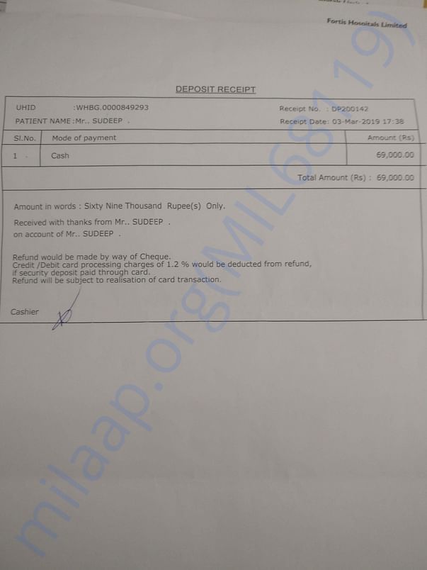 Latest bill