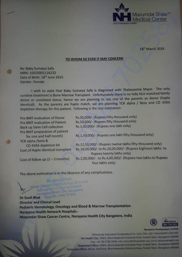 Estimation letter