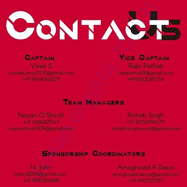 TEAM ARION CONTACT DETAILS