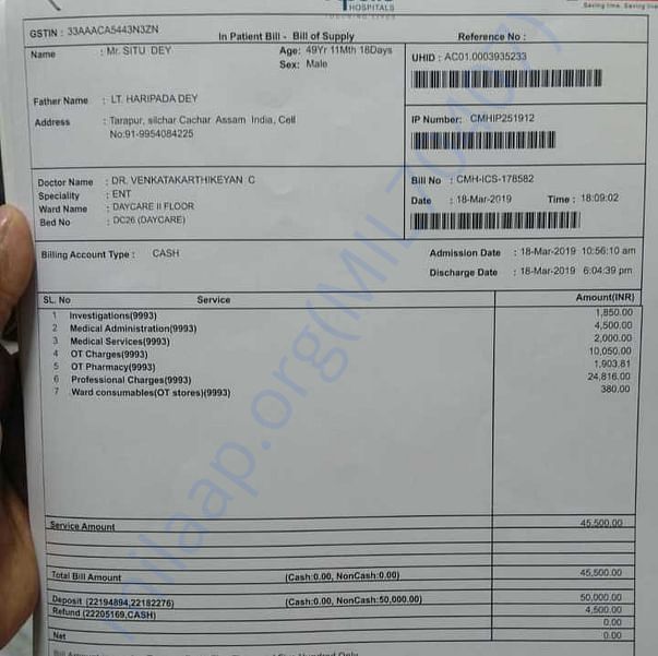 Medical Bill