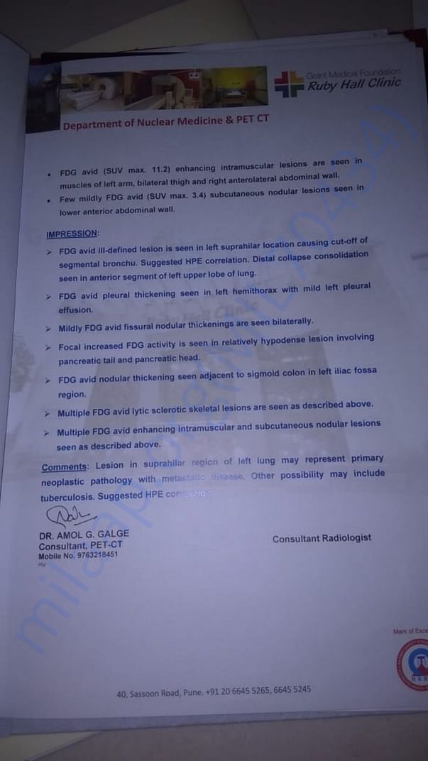 Medical Report