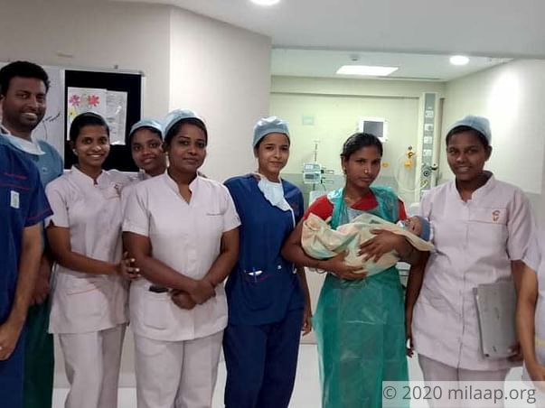 Baby of Ravanama heart problem