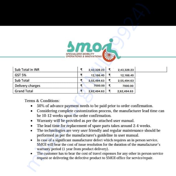 Estimation Letter