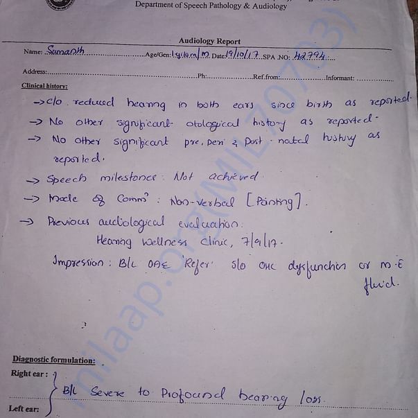 Medical Report