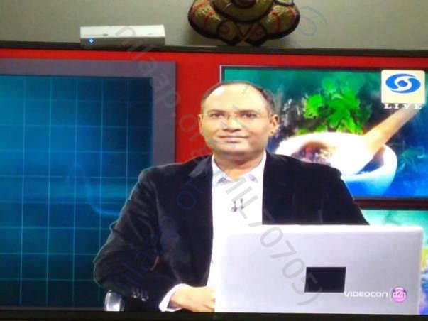 Dr. Manoj live on Doordarshan Channel