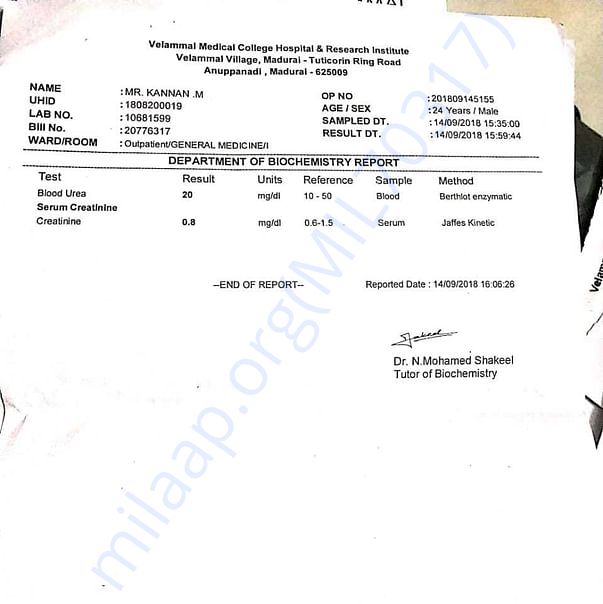 Medical Report