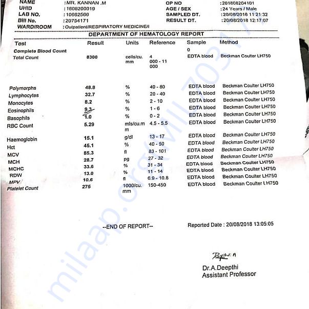 Medical Report