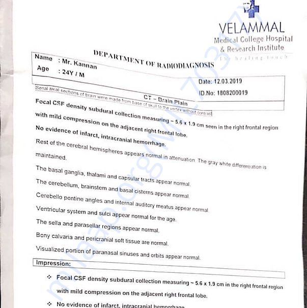 Medical Report