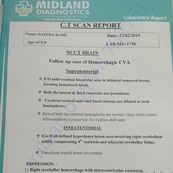 Medical Report