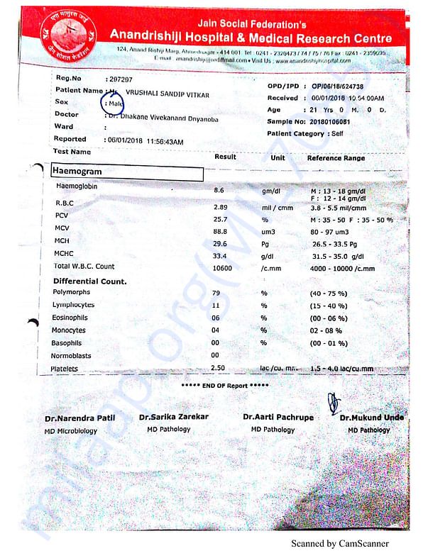 Medical Report