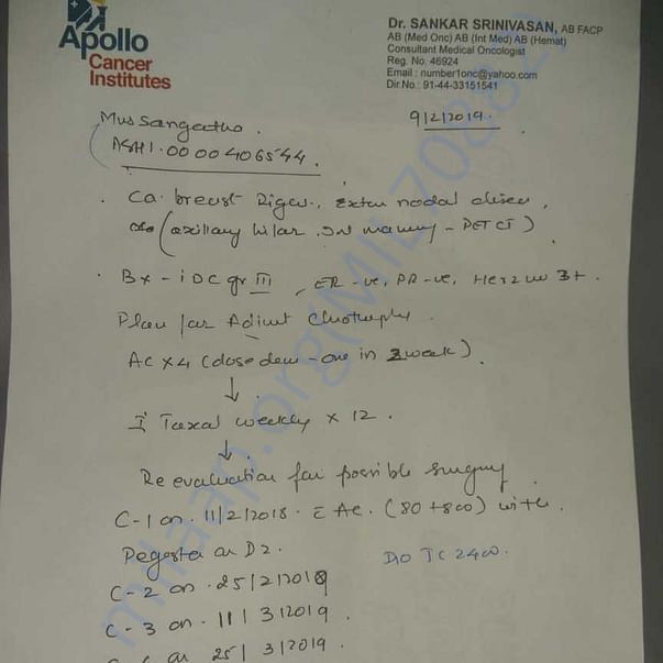 Doctor summary report