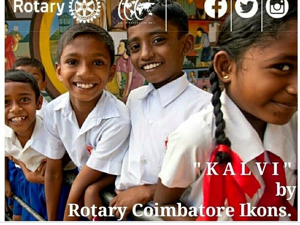 Rotary Coimbatore Ikons - literacy project KALVI