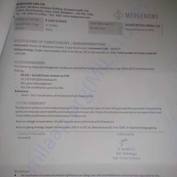 Medical Report
