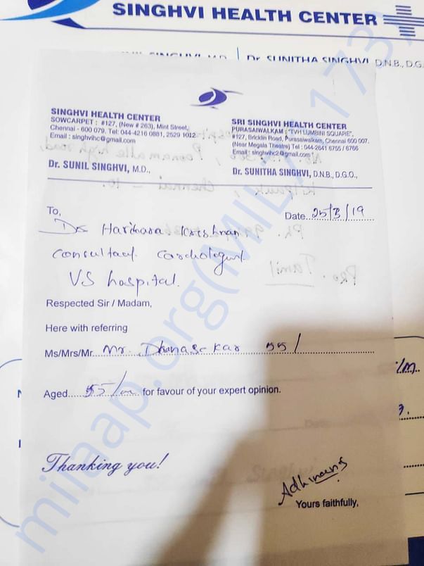 Medical report