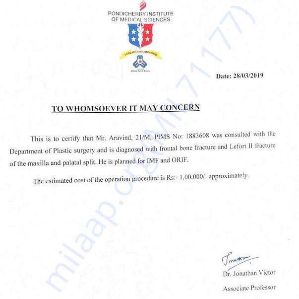 Estimation Letter