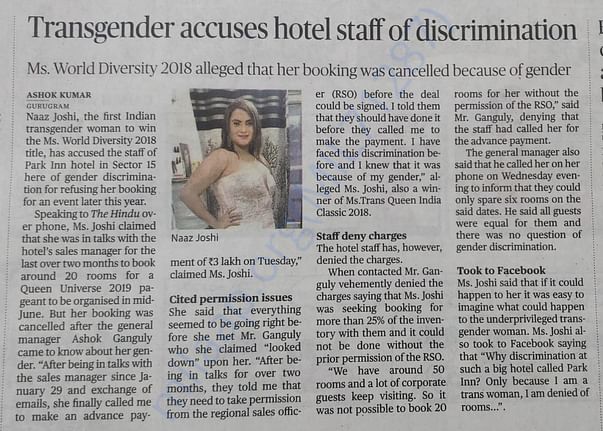 Transgender discrimination