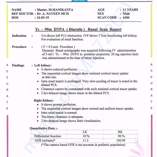 Medical Report