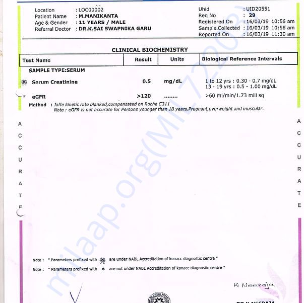 Medical Report