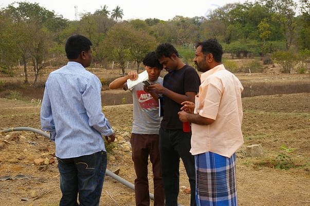 Discussion with local farmers