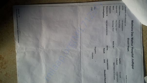 Diagnosed report
