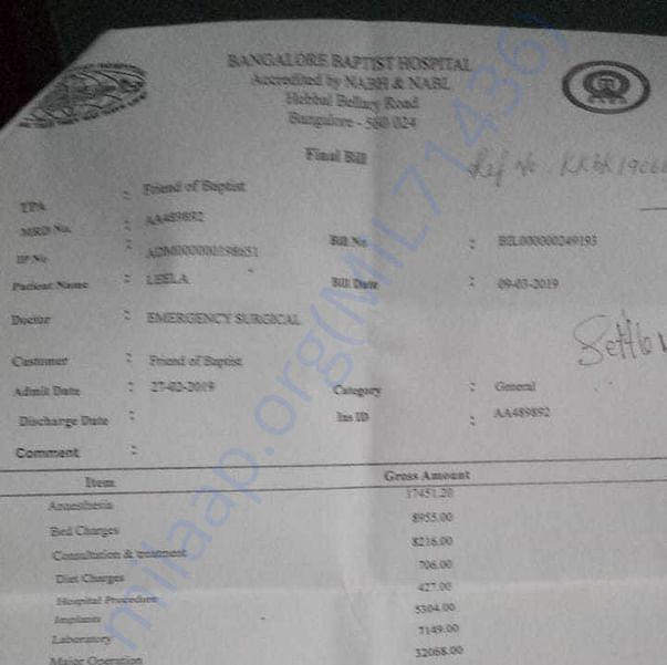 Medical Bill