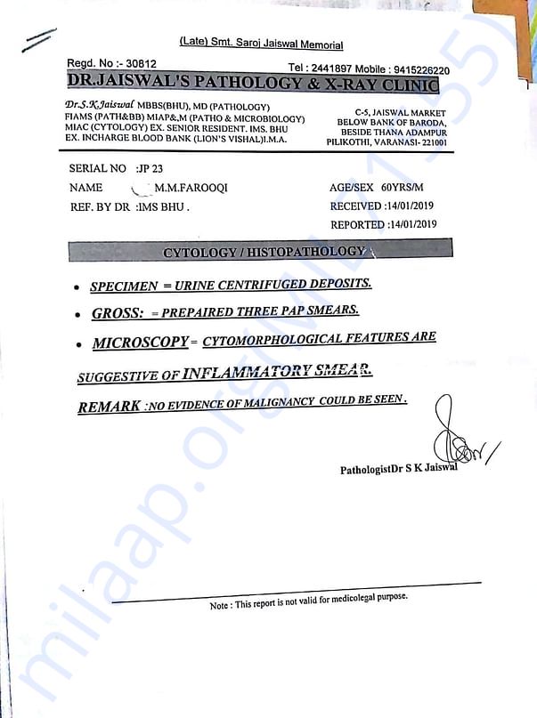Medical Report