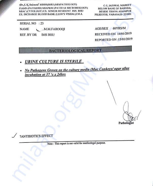 Medical Report