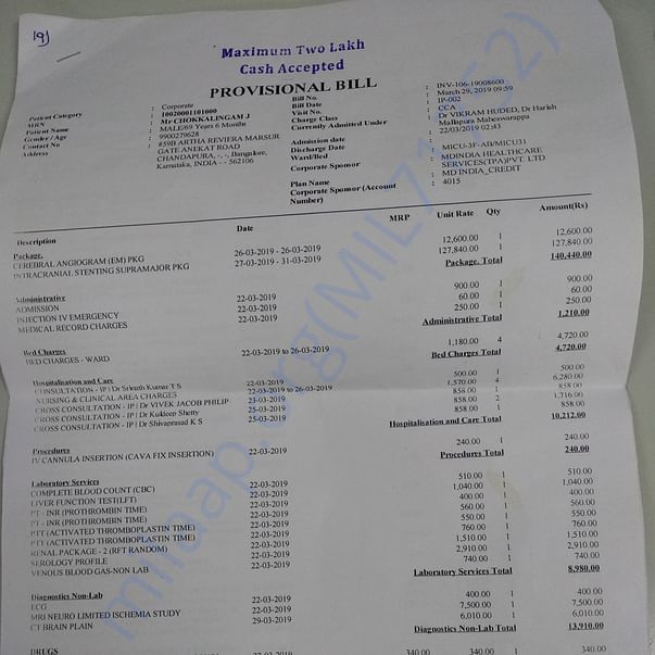 Medical Bill