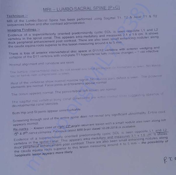 Admission letter