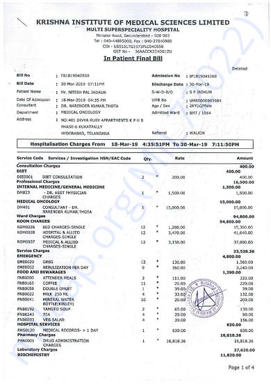 Medical Bill