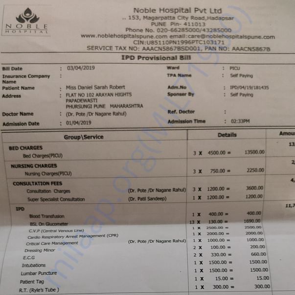 Medical Bill