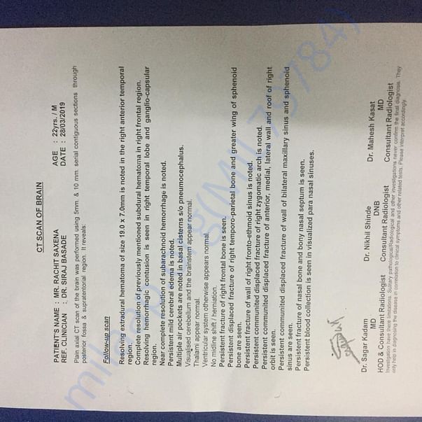 Medical Report