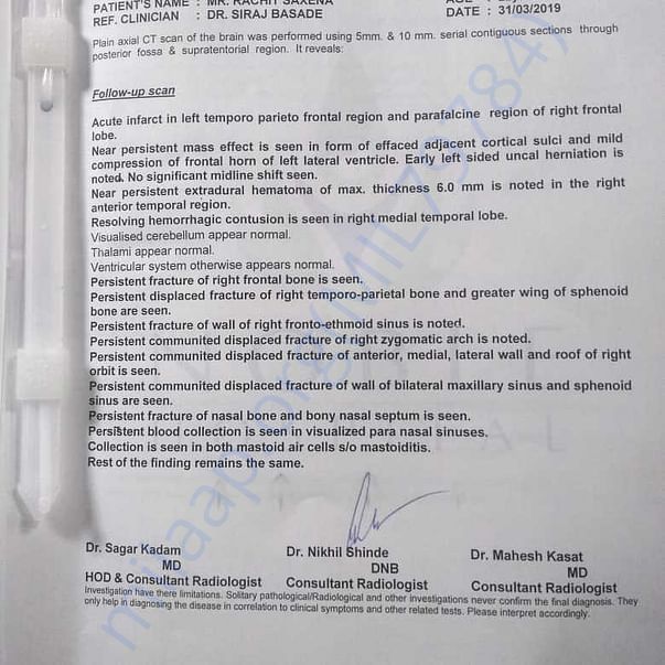 Medical Report