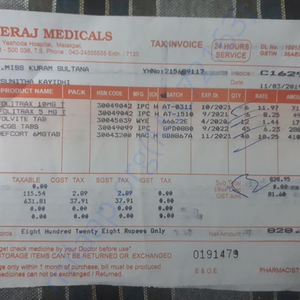Medical Bill