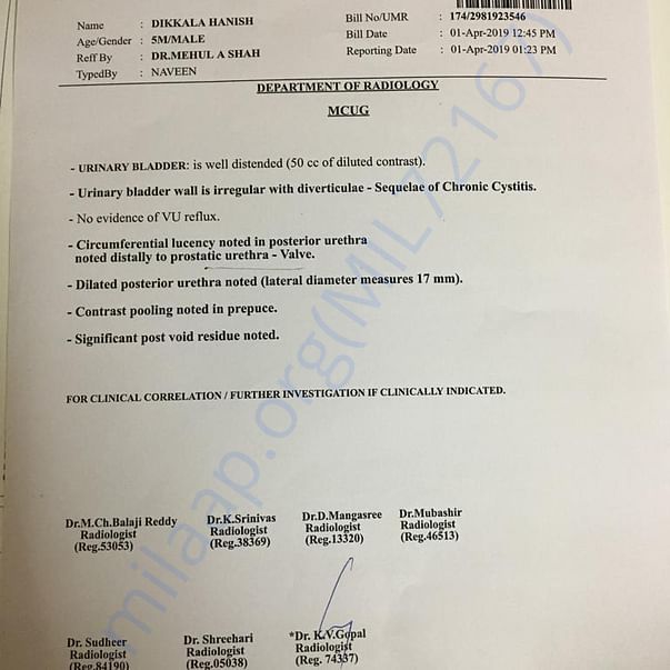 Medical Report