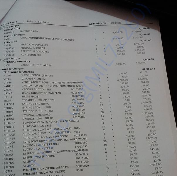 Medical Bill