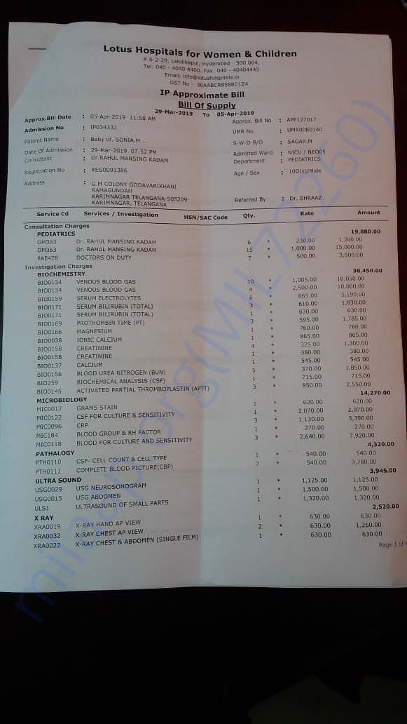 Medical Bills 2
