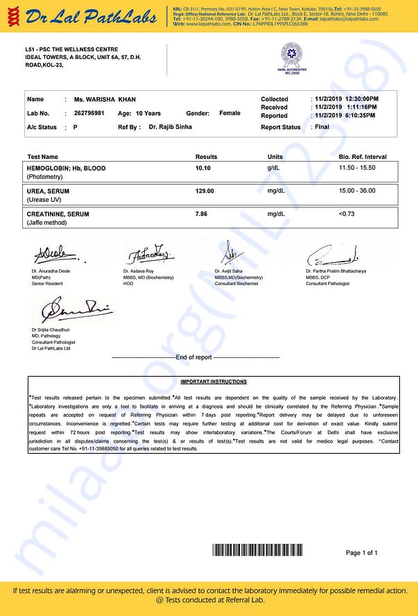 Medical Report