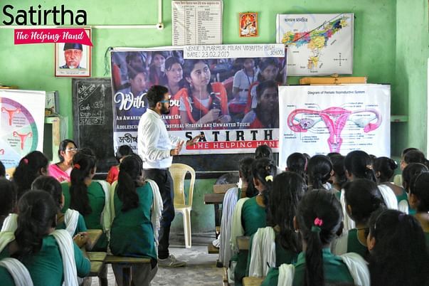 Awareness programme on menstrual hygiene and free pad distribution