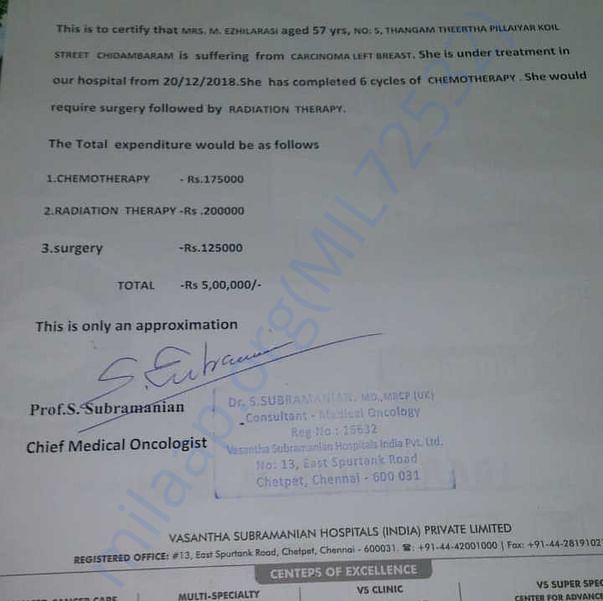 Estimation Letter