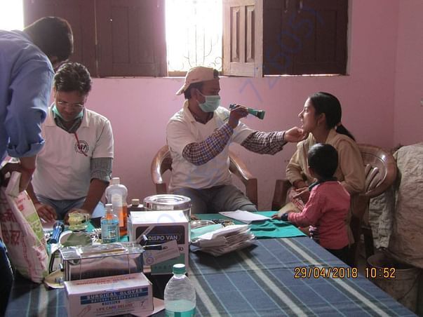 Society medical camp eye